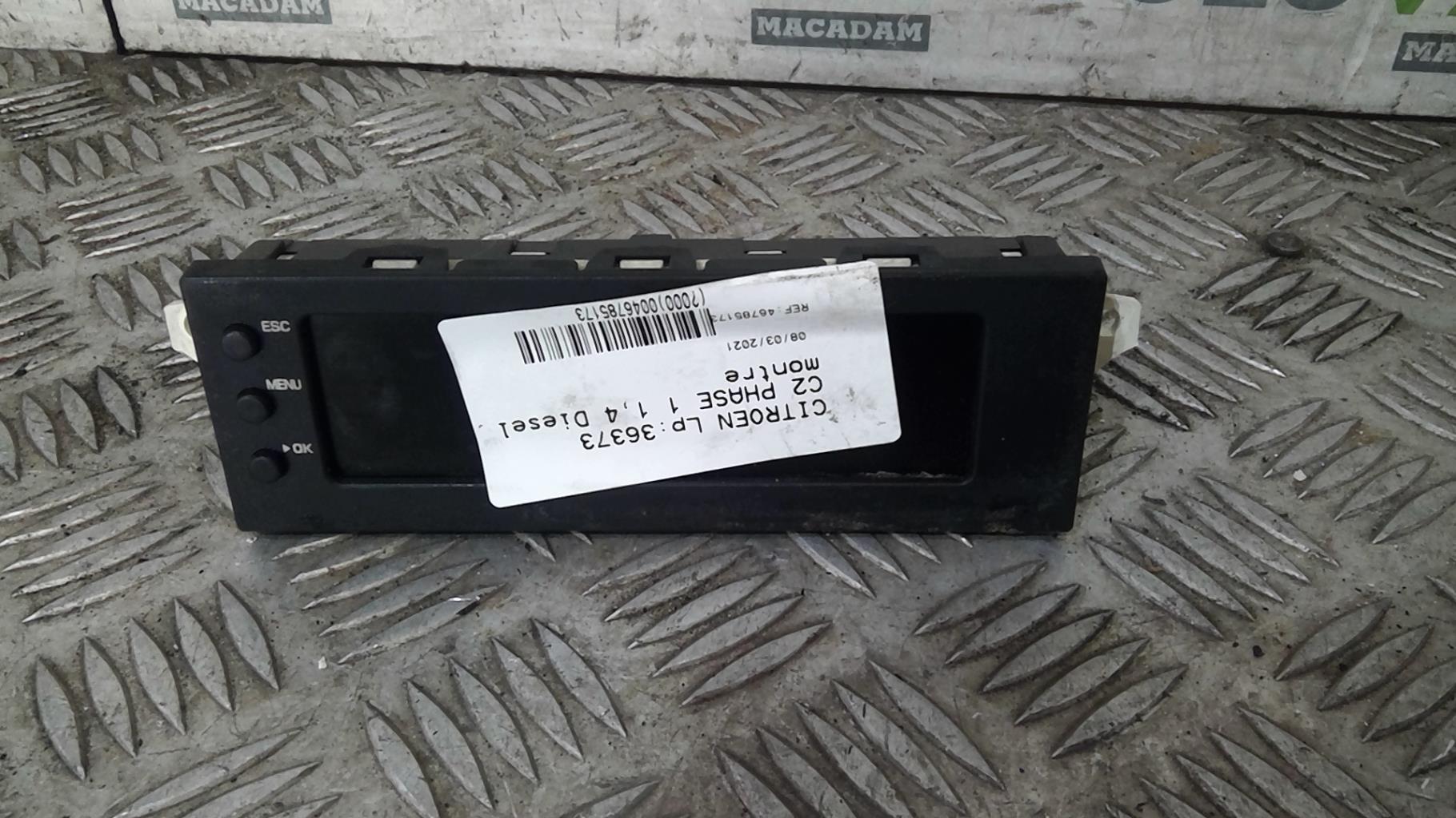 Horloge CITROEN C2 PHASE 1 Diesel - 1