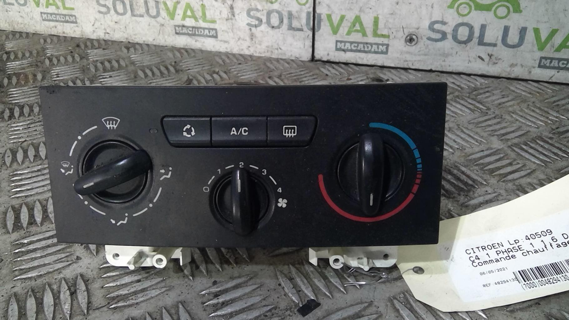 Commande chauffage CITROEN C4 1 PHASE 1 Diesel - 1