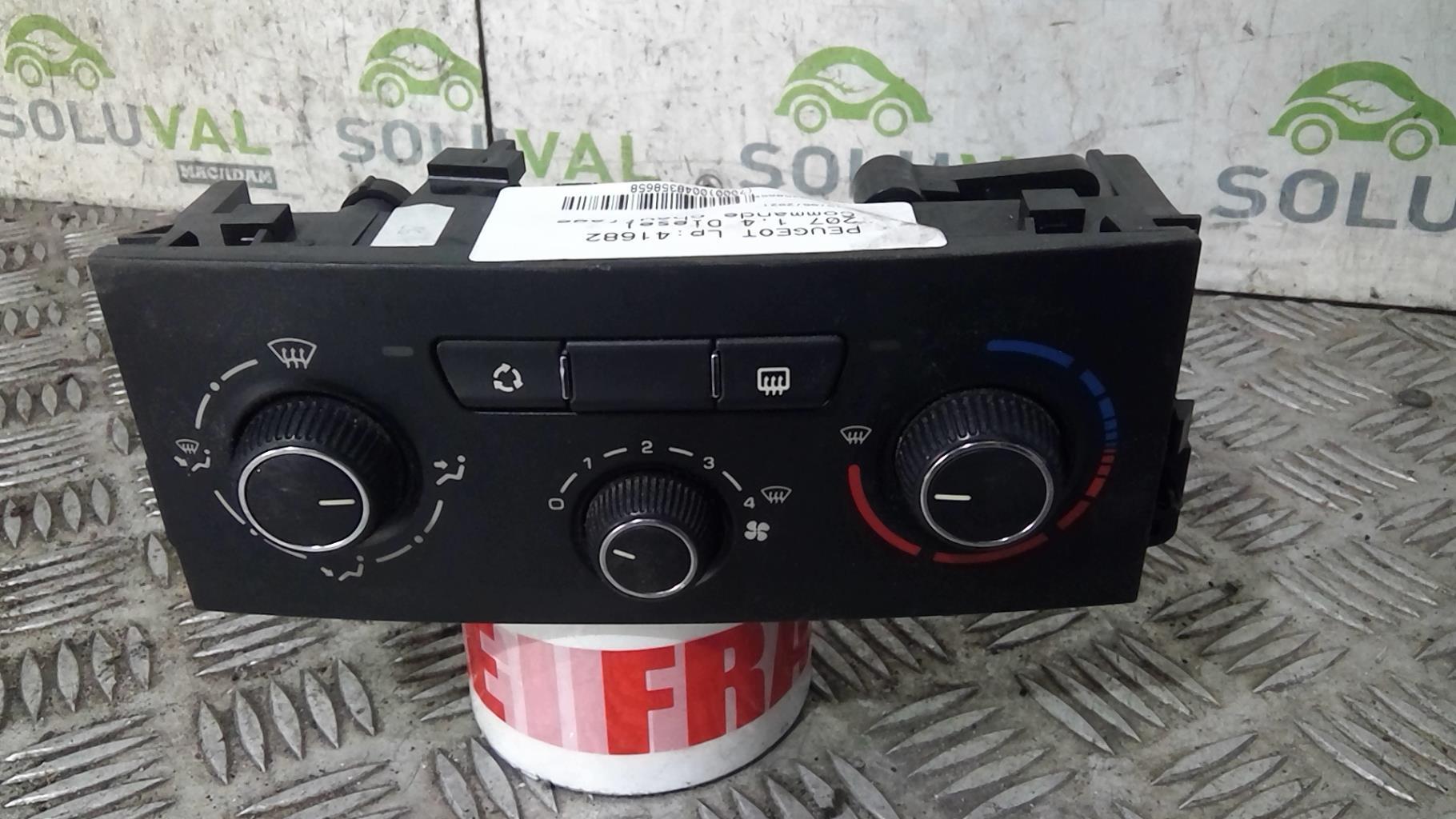 Commande chauffage PEUGEOT 207 PHASE 2 Diesel - 1