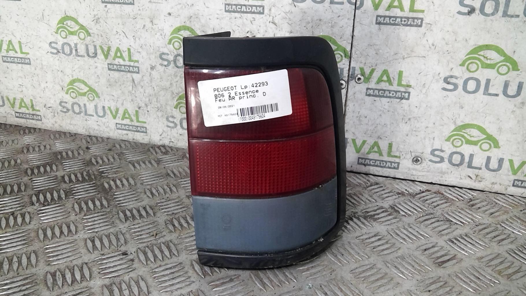 Fanale posteriore principale destro (luci) PEUGEOT 806 Gasolina - 1