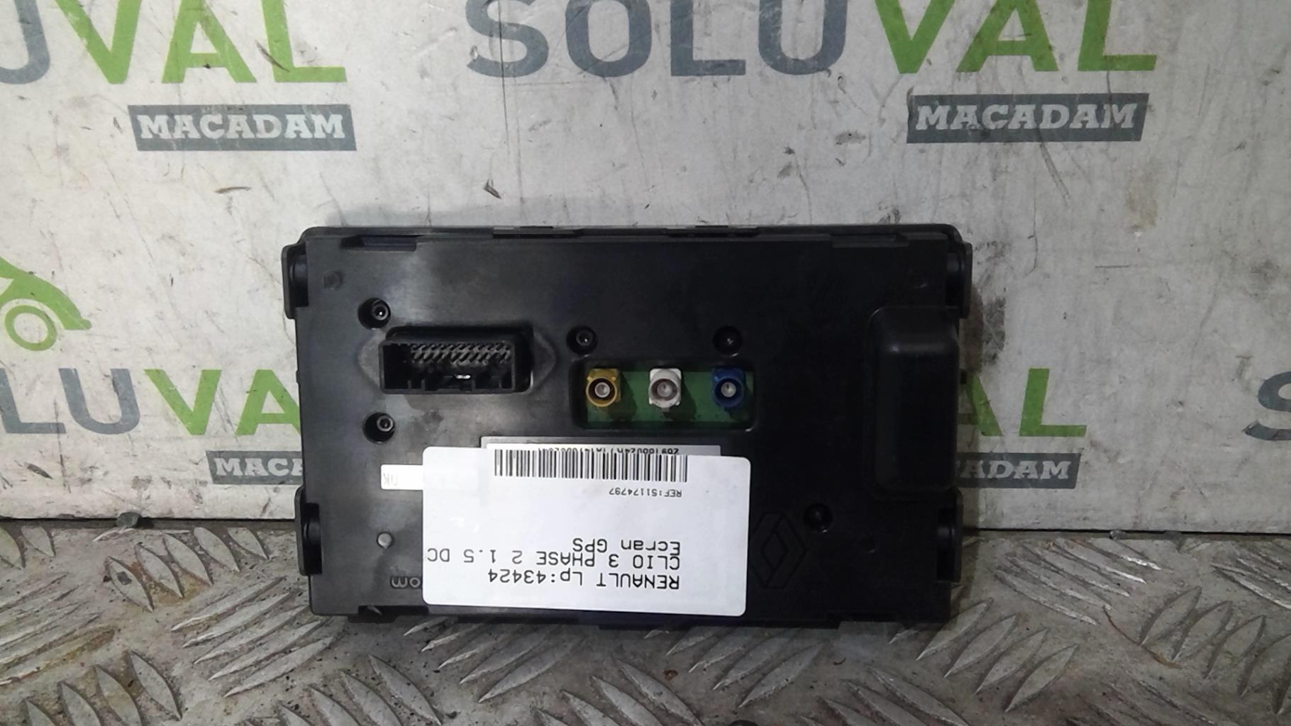 Ecran GPS RENAULT CLIO 3 PHASE 2 Diesel - 1