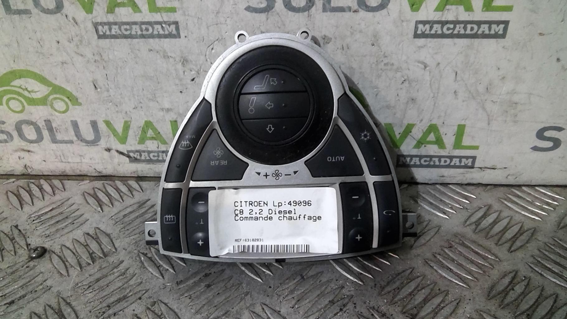 Commande chauffage CITROEN C8 Diesel - 1