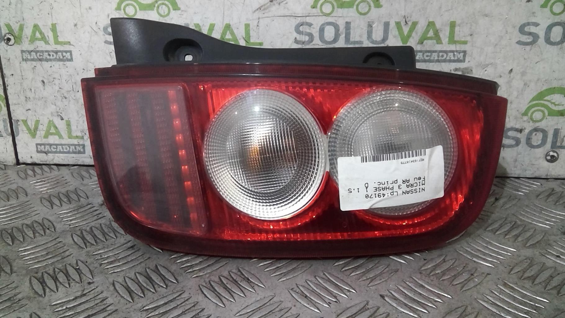 Fanale posteriore principale destro (luci) NISSAN MICRA 3 PHASE 1 Diésel - 1