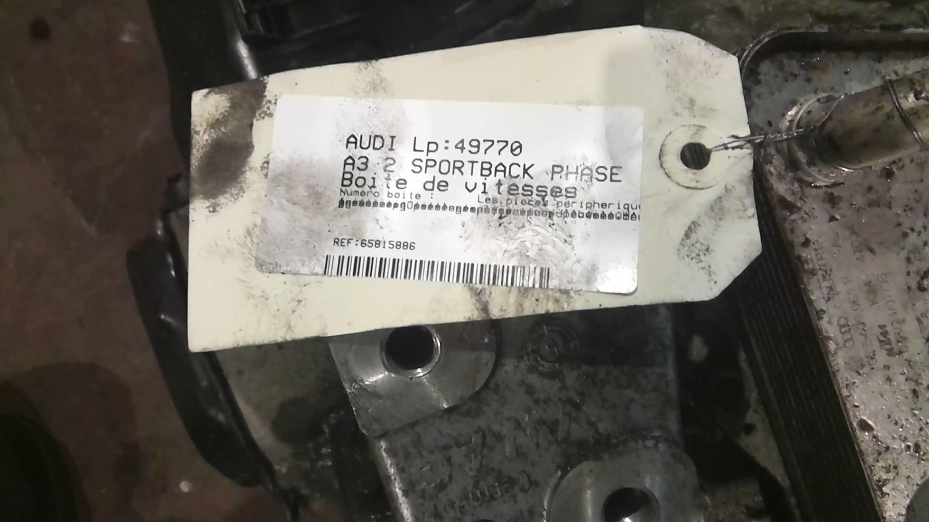 Boite de vitesses AUDI A3 2 SPORTBACK PHASE 1 Essence - 1
