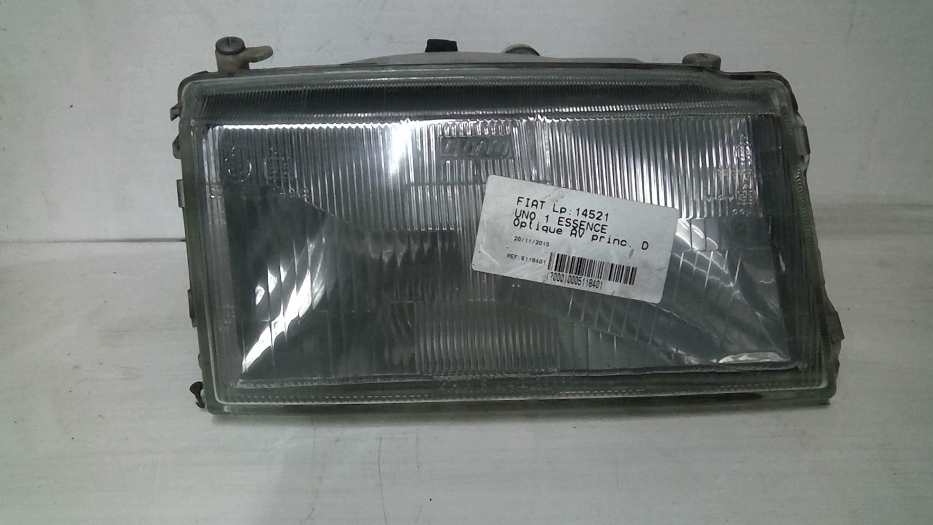 Gruppo ottico anteriore principale destro (luci)(faro) FIAT UNO PHASE 2 Gasolina - 1