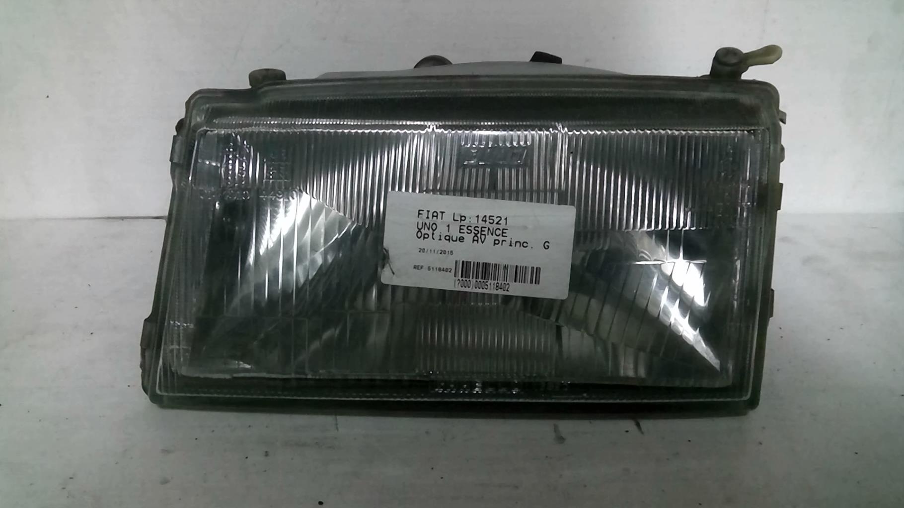 Gruppo ottico anteriore principale sinistro (luci)(faro) FIAT UNO PHASE 2 Gasolina - 1