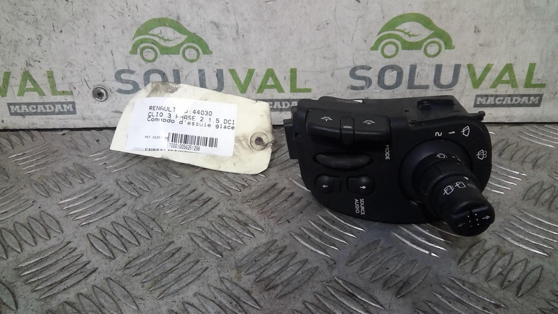 Commodo d'essuie glaces RENAULT CLIO 3 PHASE 2 Diesel - 1