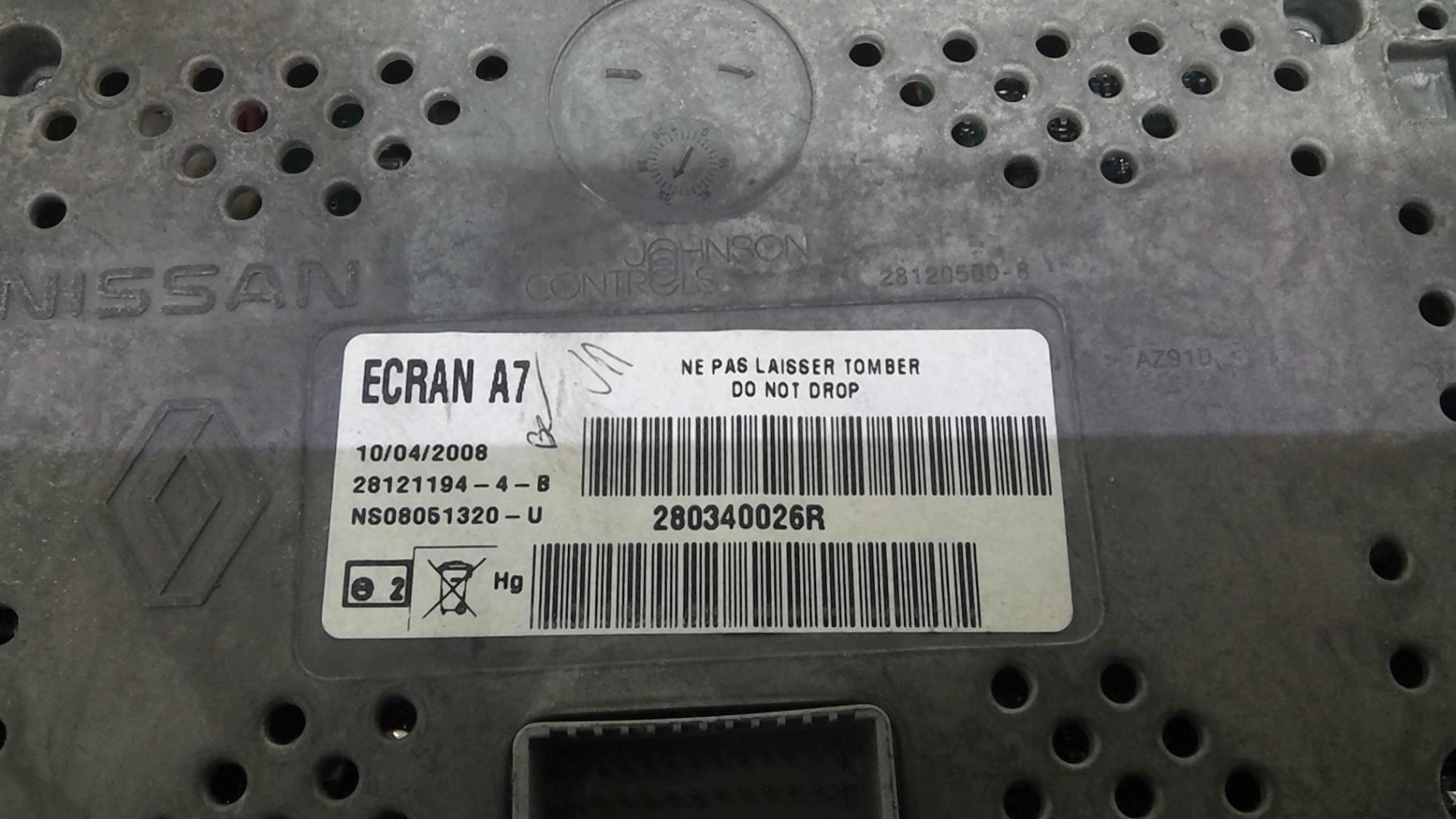 Ecran GPS RENAULT LAGUNA 3 PHASE 1 BREAK Diesel - 1
