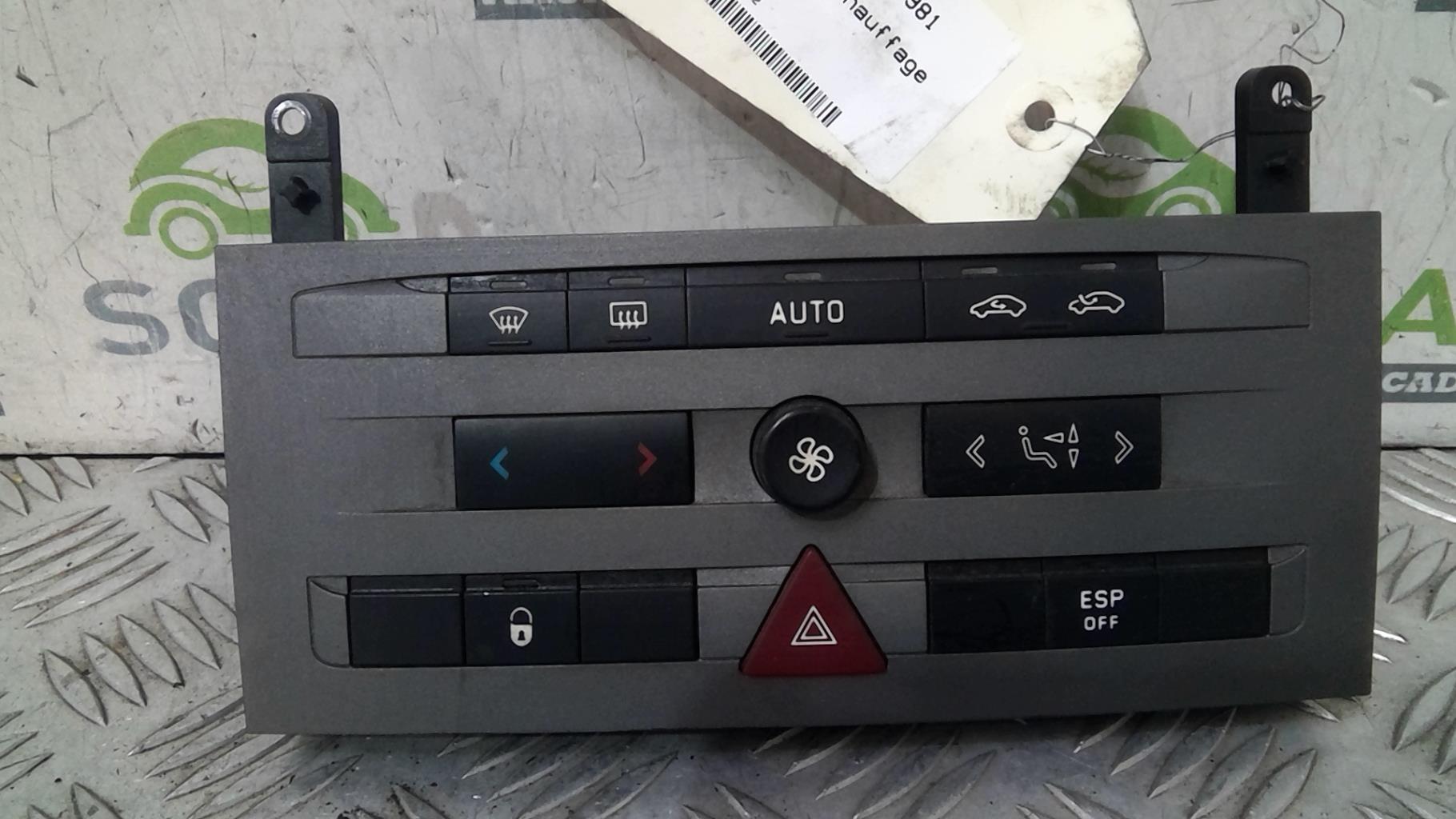 Commande chauffage PEUGEOT 407 PHASE 1 Diesel - 1