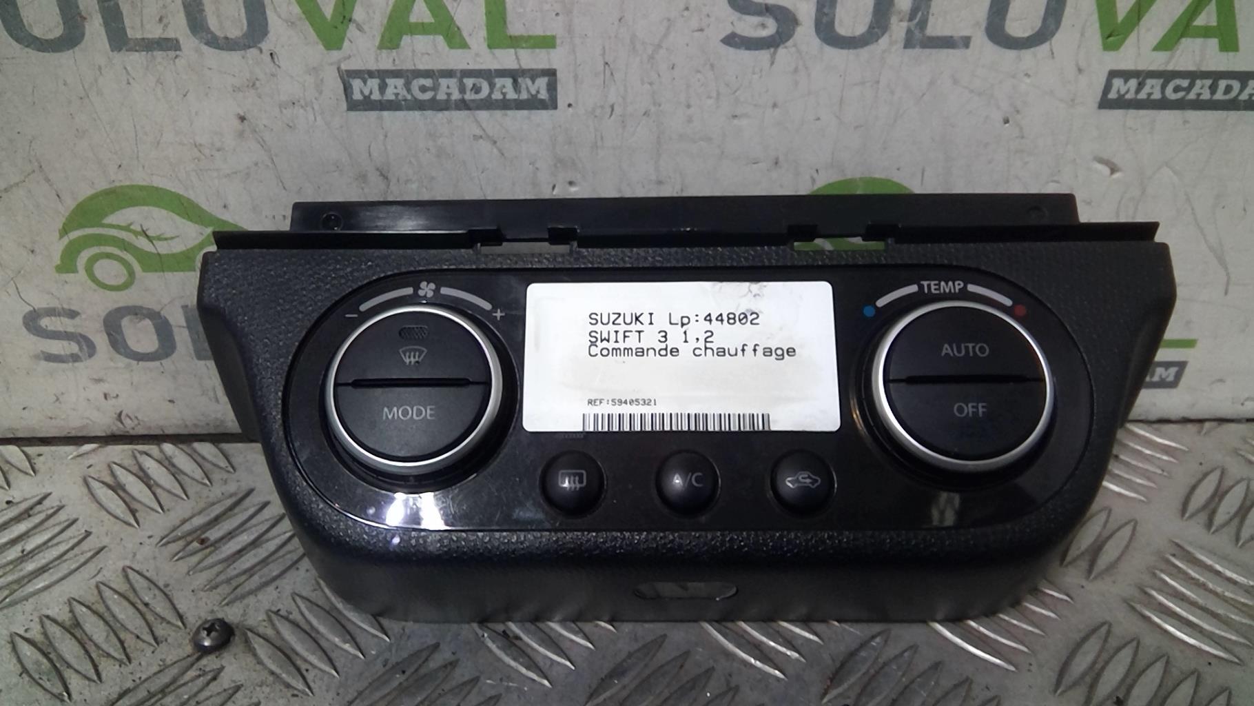 Commande chauffage SUZUKI SWIFT 3  - 1