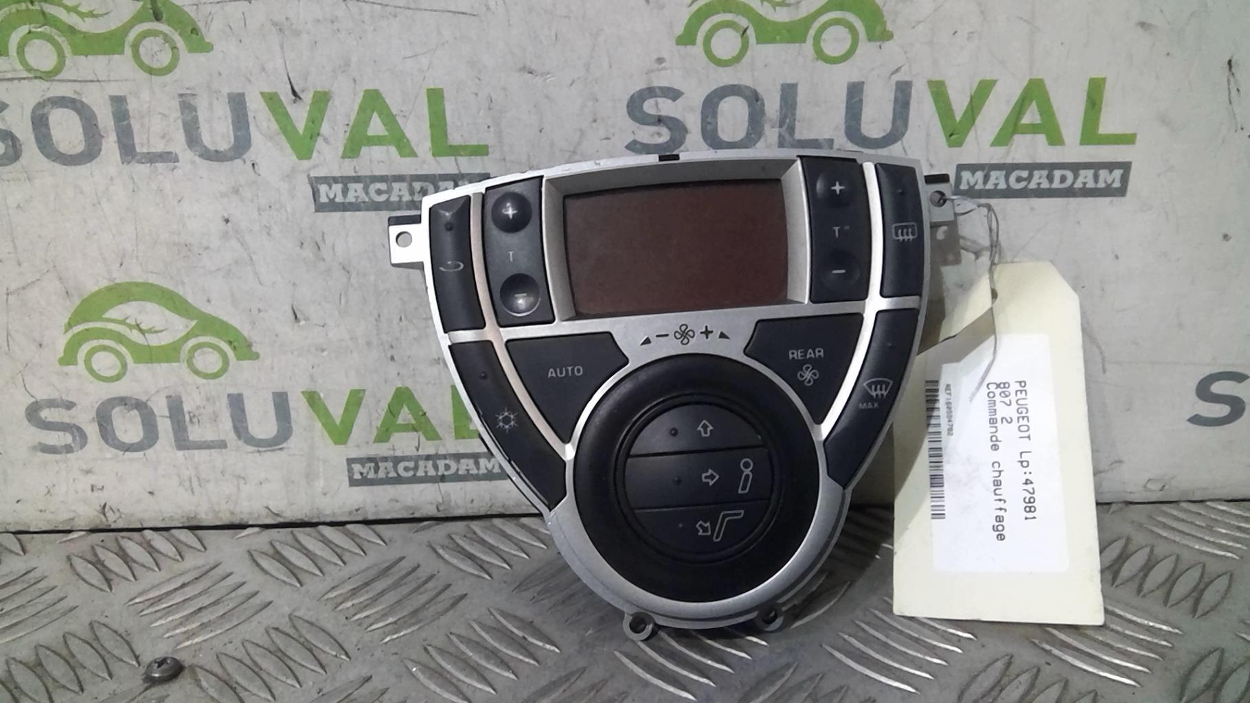 Commande chauffage PEUGEOT 807  - 1
