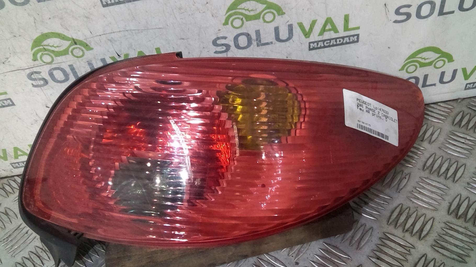 Fanale posteriore principale destro (luci) PEUGEOT 206 PHASE 2 CABRIOLET Gasolina - 1