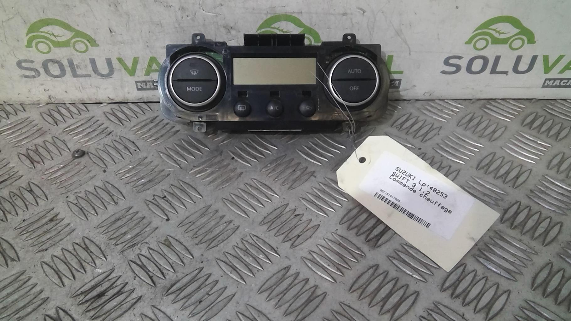 Commande chauffage SUZUKI SWIFT 3  - 1