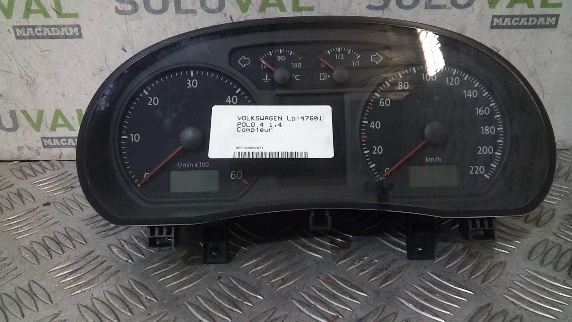 Compteur VOLKSWAGEN POLO 4 PHASE 2 Diesel - 1