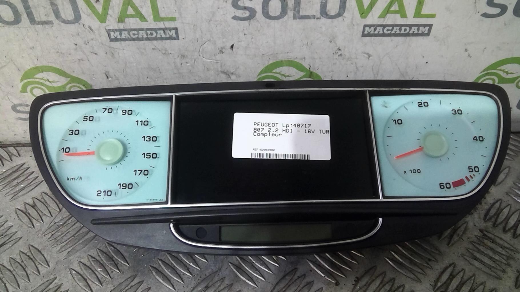 Compteur PEUGEOT 807  - 1