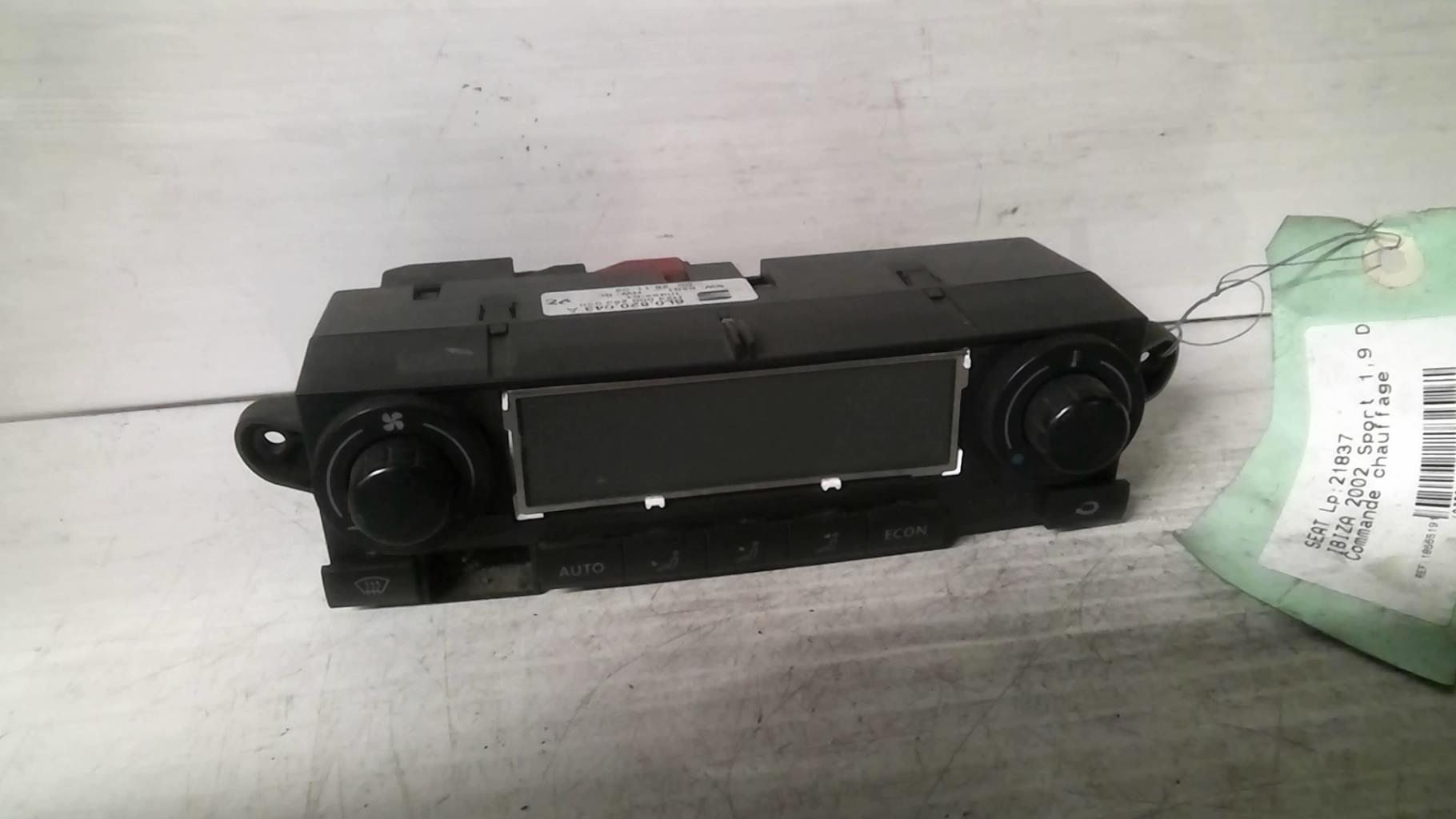 Commande chauffage SEAT IBIZA 3 PHASE 1 Diesel - 1
