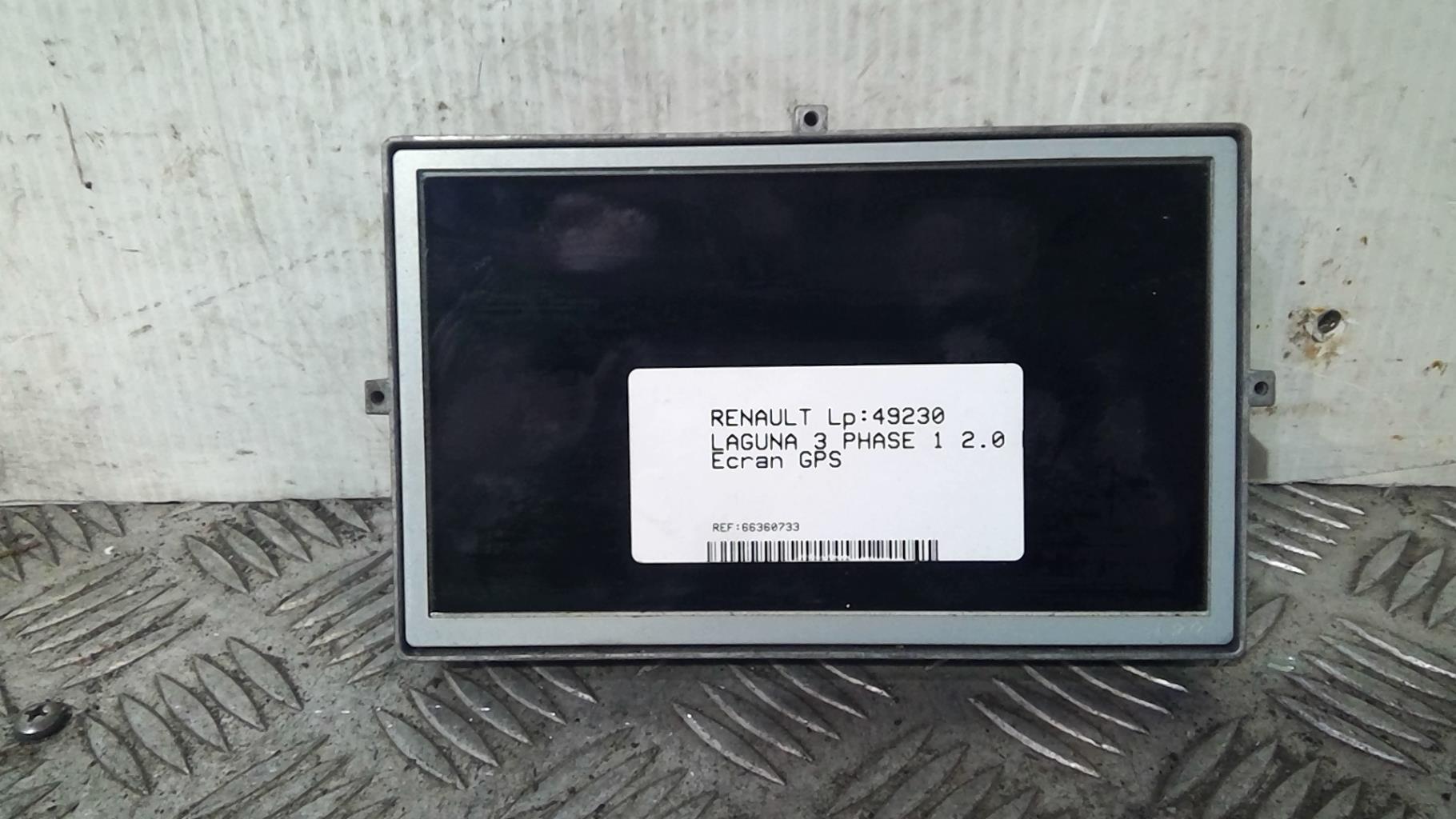 Ecran GPS RENAULT LAGUNA 3 PHASE 1  - 1