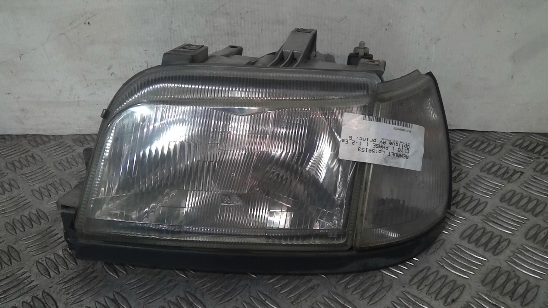 Gruppo ottico anteriore principale sinistro (luci)(faro) RENAULT CLIO 1 PHASE 1 Gasolina - 1