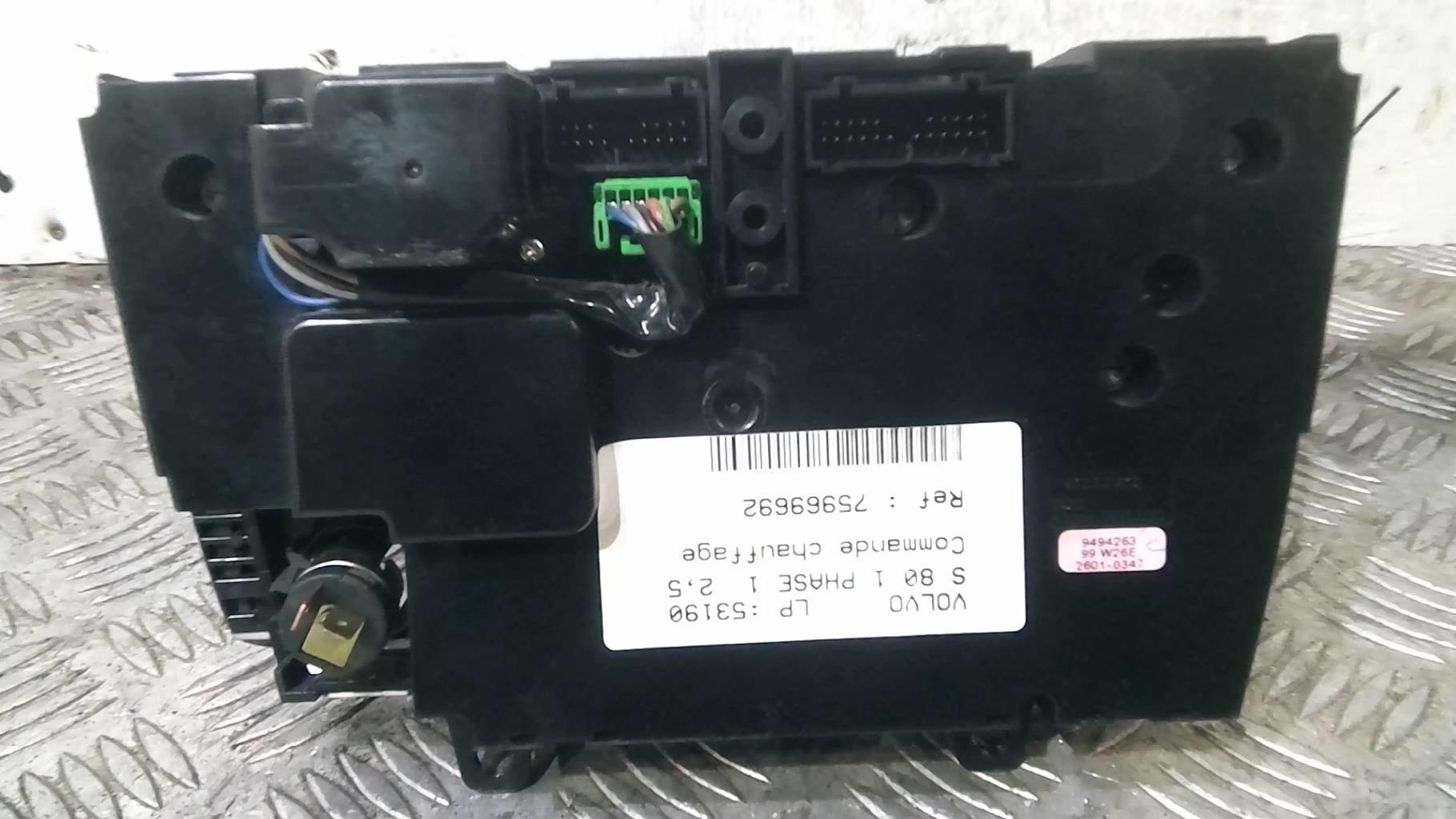 Commande chauffage VOLVO S 80 1 PHASE 1 Diesel - 1