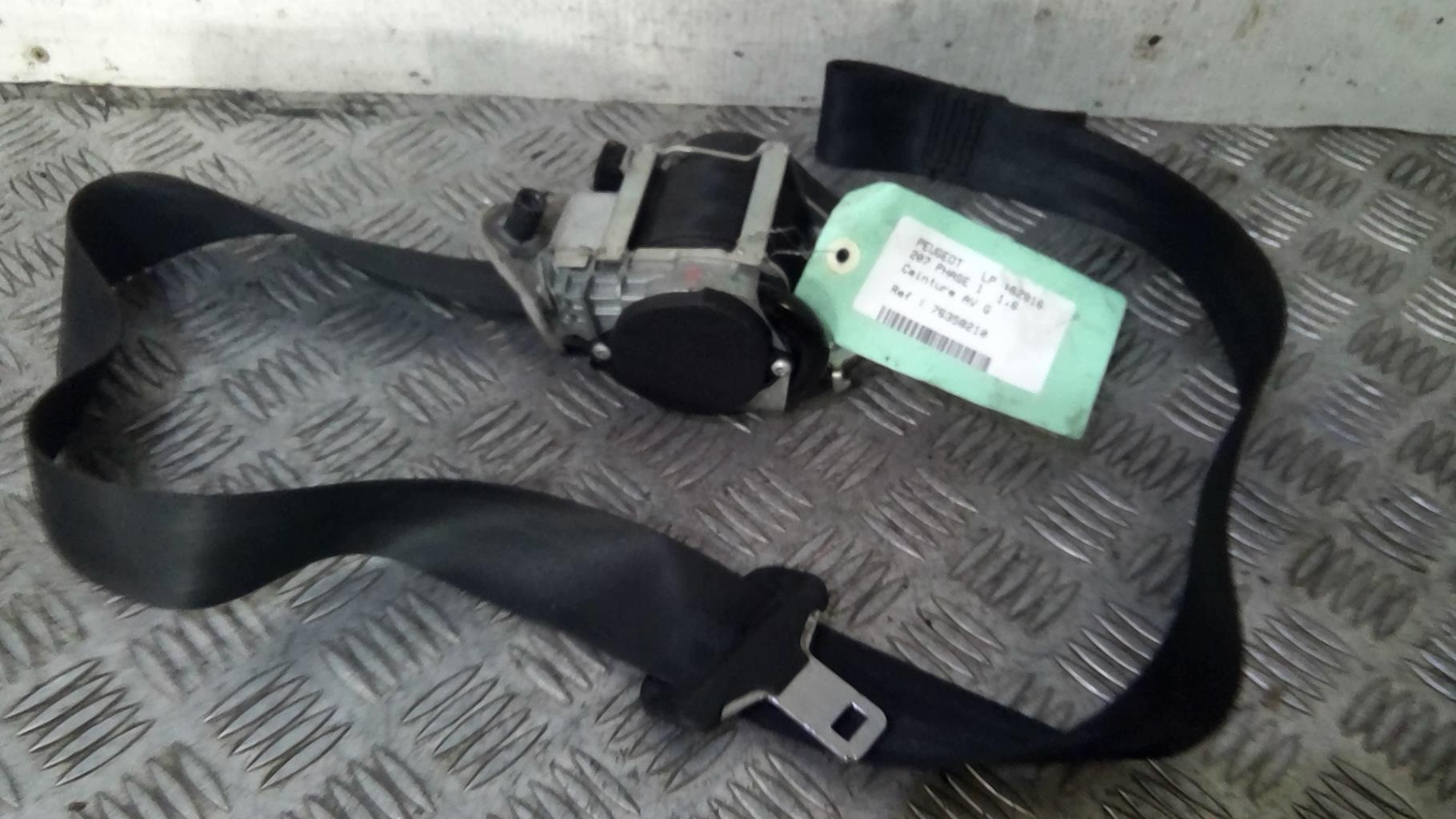 Cintura di sicurezza anteriore sinistra PEUGEOT 207 PHASE 1  - 1