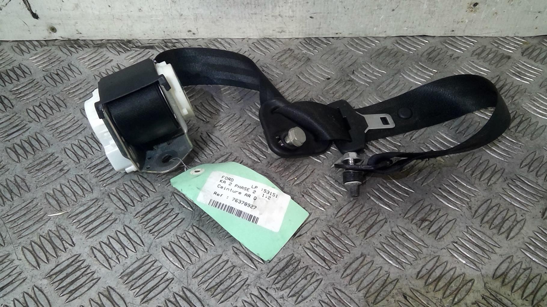 Cintura di sicurezza posteriore destra FORD KA 2 PHASE 2 Gasolina - 1