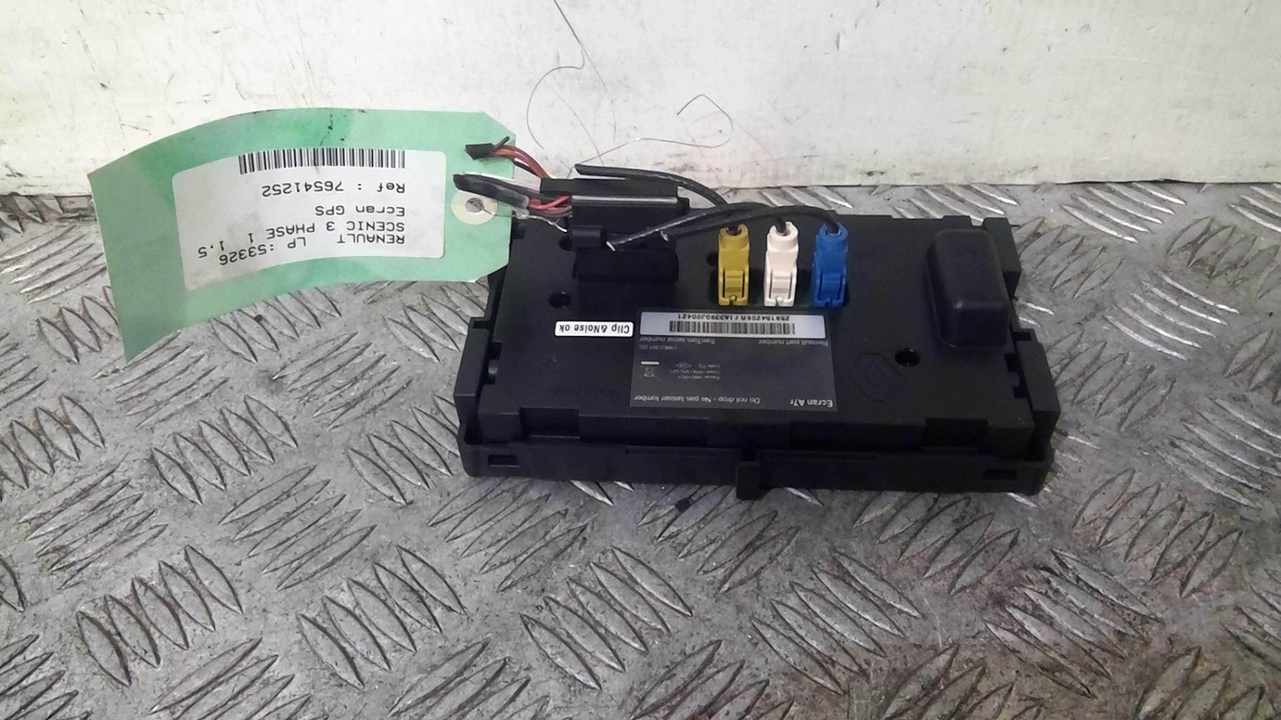 Ecran GPS RENAULT SCENIC 3 PHASE 1 Diesel - 1