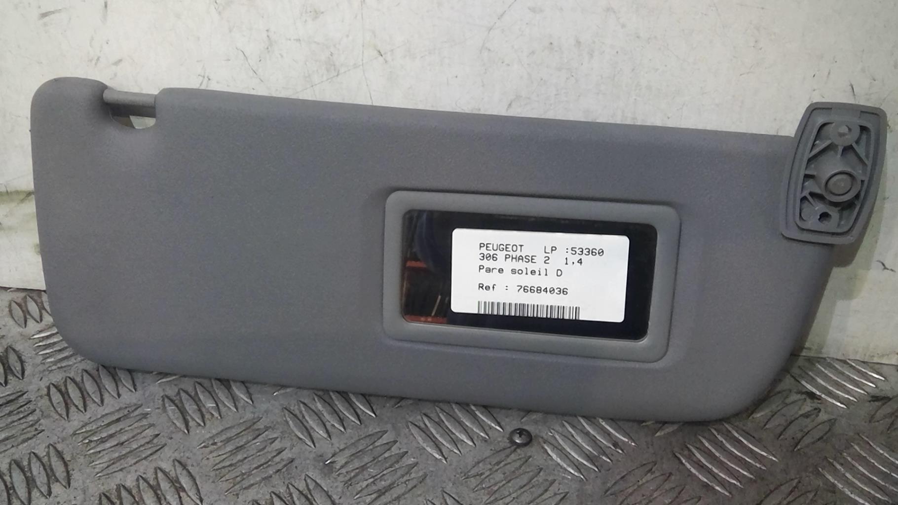 Visiera parasole destra PEUGEOT 306 PHASE 2 Gasolina - 1