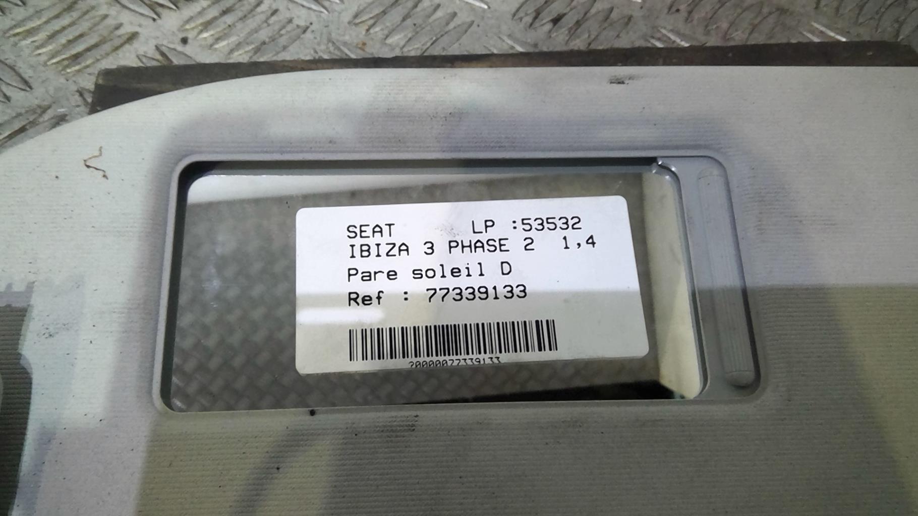 Visiera parasole destra SEAT IBIZA 3 PHASE 2 Diésel - 1