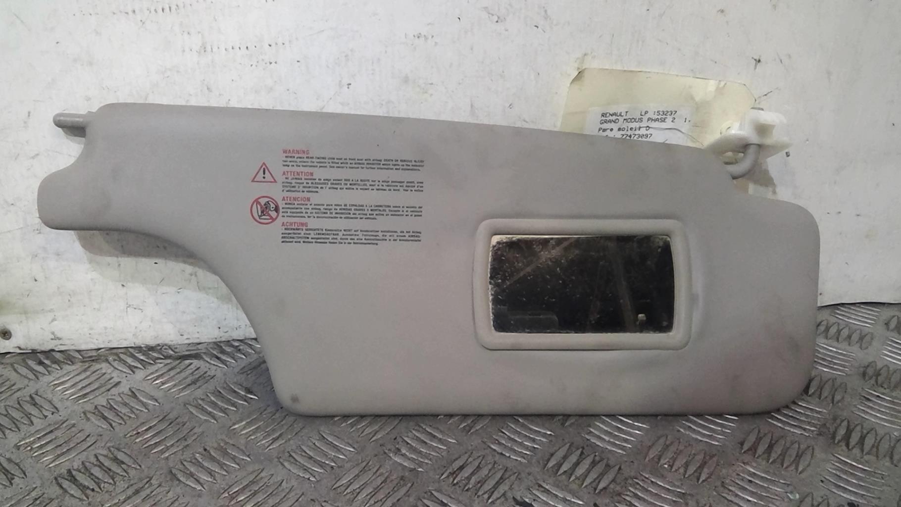 Visiera parasole destra RENAULT GRAND MODUS PHASE 2 Diésel - 1