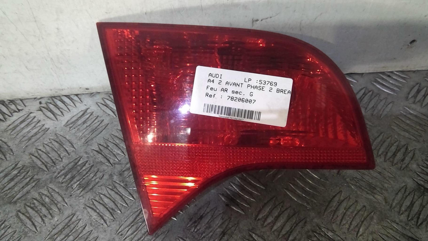 Feu arriere secondaire gauche (feux) AUDI A4 2 AVANT PHASE 2 BREAK Diesel - 1