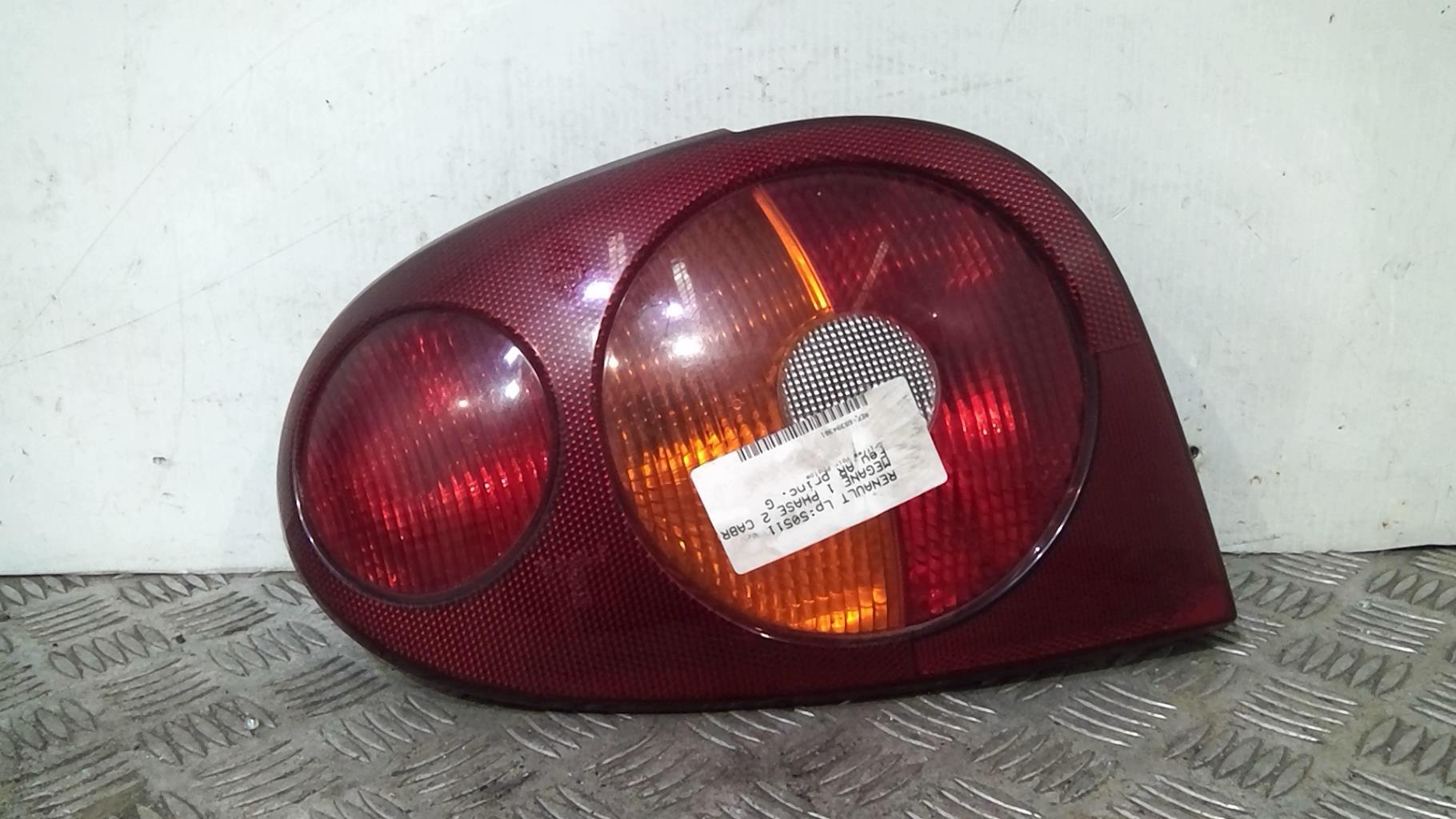 Fanale posteriore principale sinistro (luci) RENAULT MEGANE 1 PHASE 2 CABRIOLET Gasolina - 1