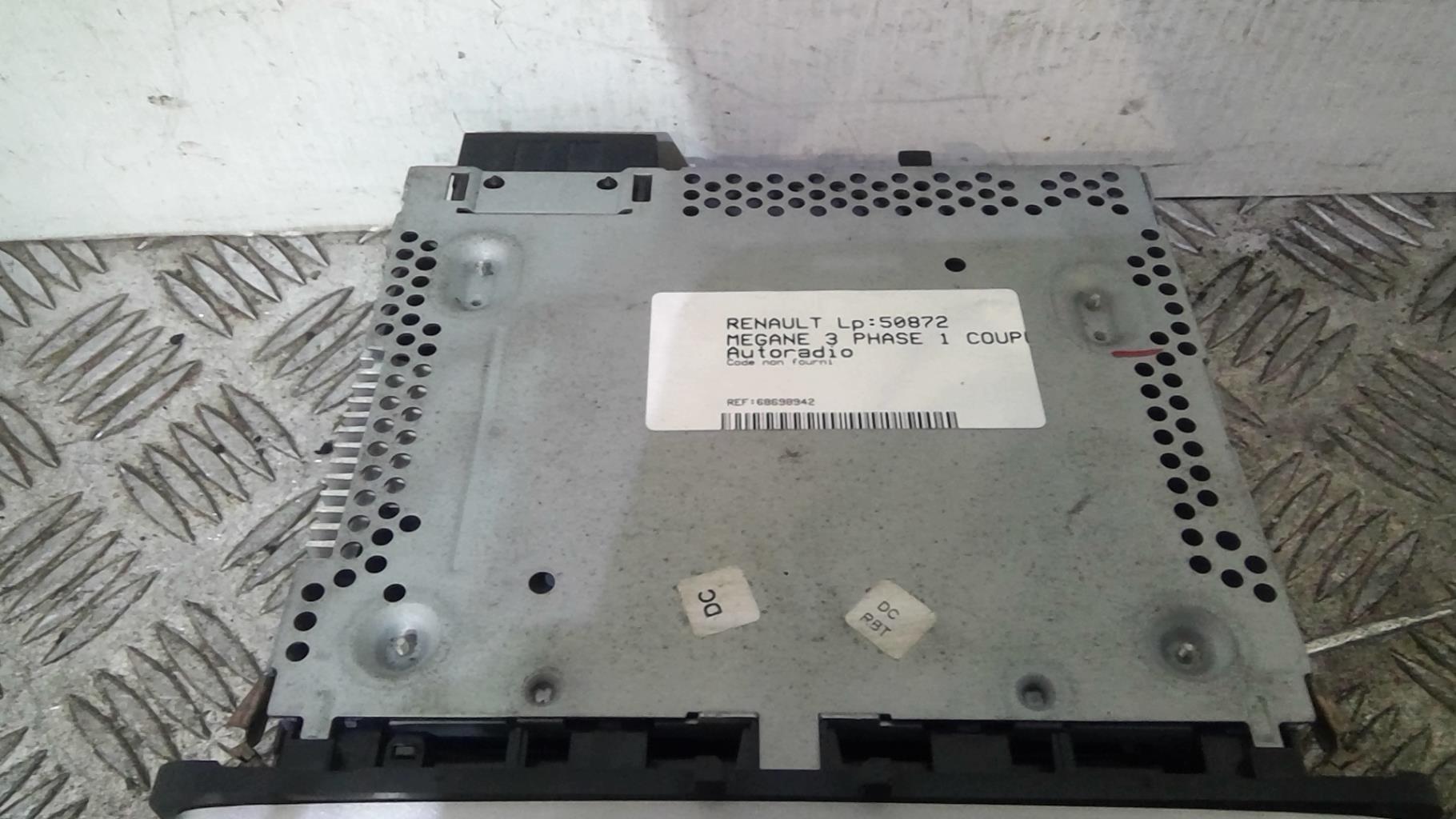 Autoradio RENAULT MEGANE 3 PHASE 1 COUPE Diesel - 1