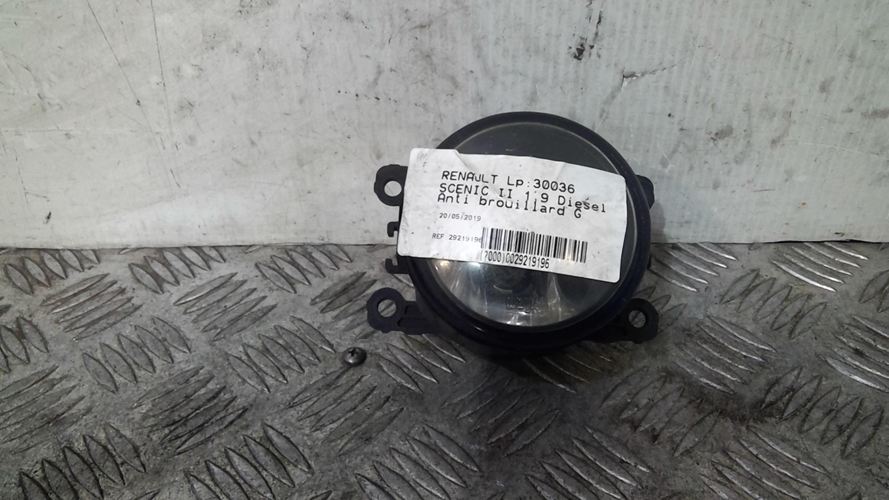 Fendinebbia sinistro (luce) RENAULT GRAND SCENIC 2 PHASE 1 Diésel - 1