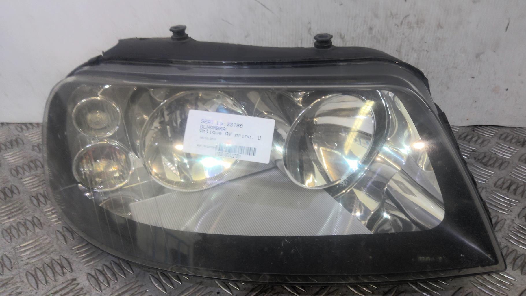 Gruppo ottico anteriore principale destro (luci)(faro) SEAT ALHAMBRA 1 PHASE 1 Diésel - 1