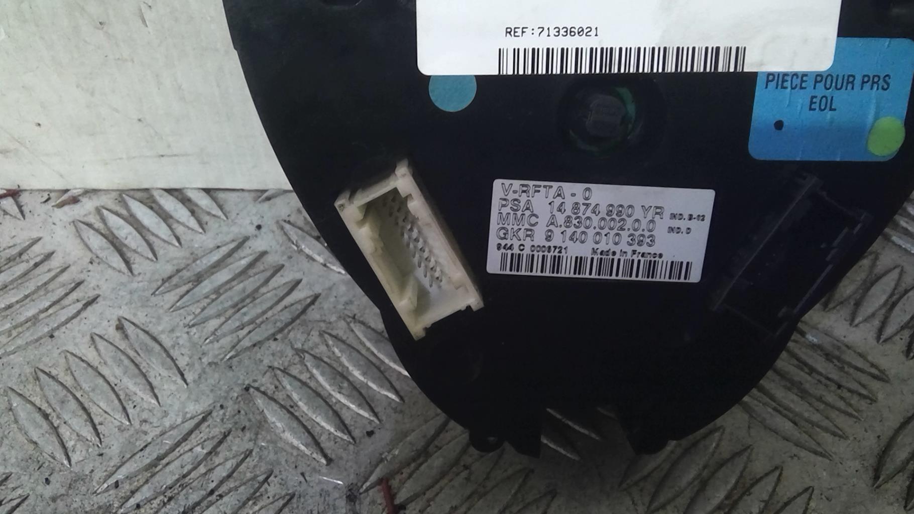 Commande chauffage PEUGEOT 807  - 1