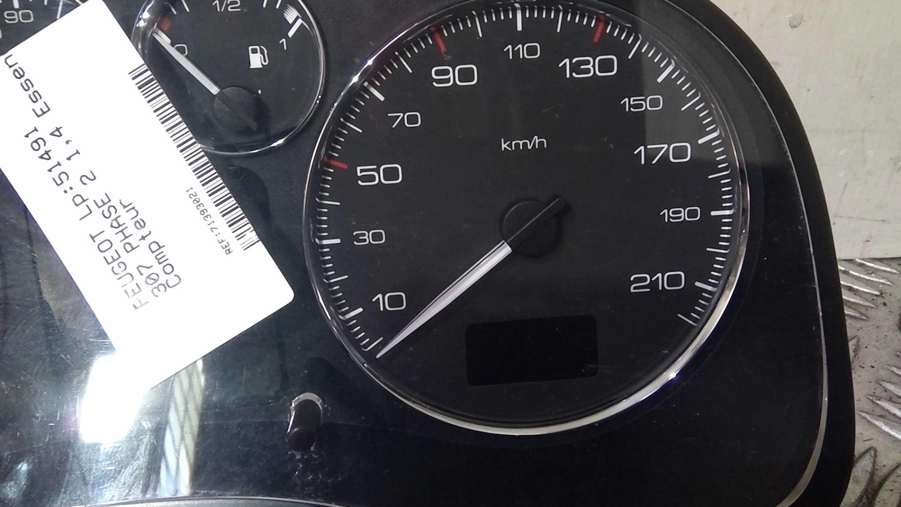 Compteur PEUGEOT 307 PHASE 2 Essence - 1