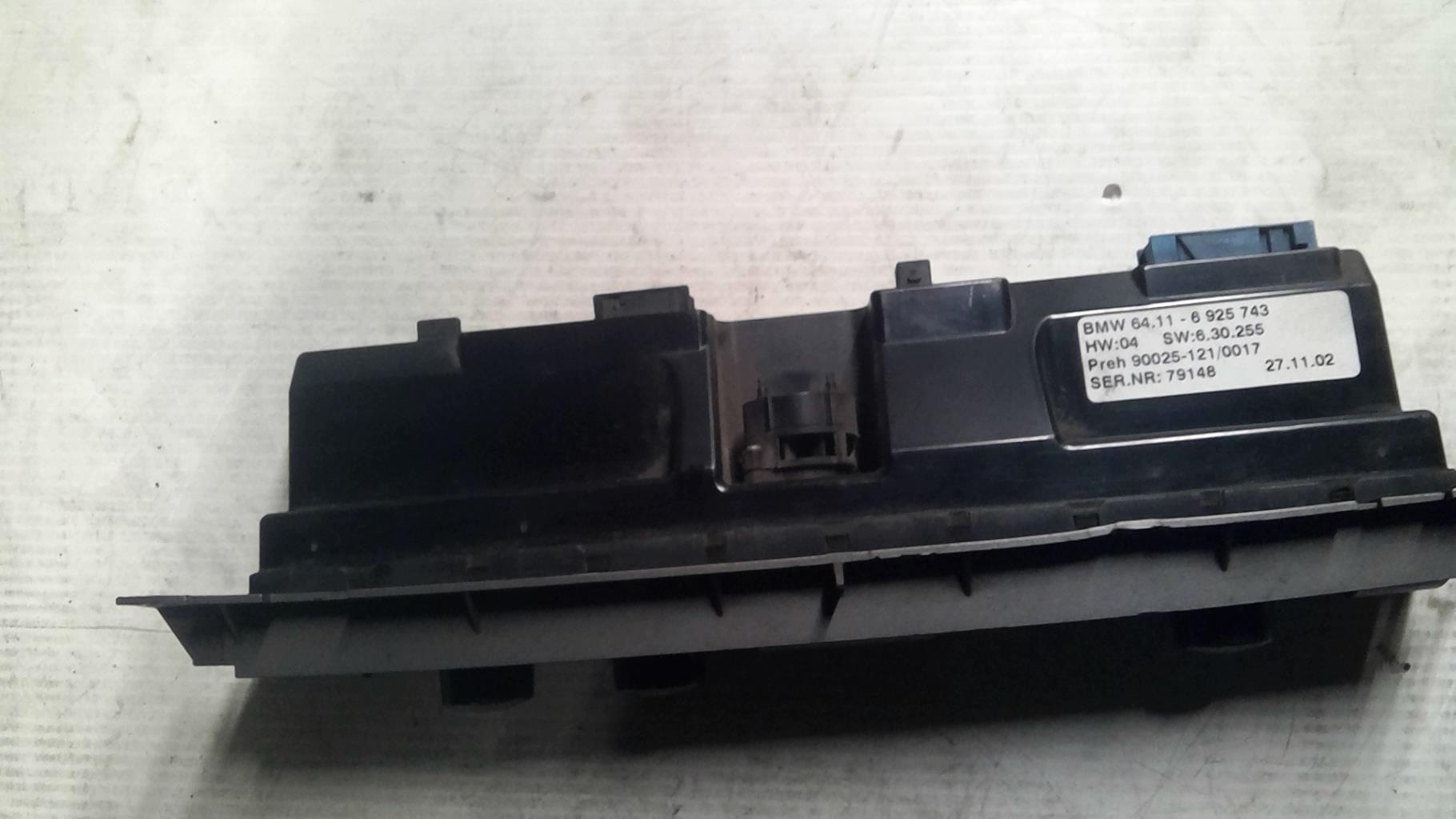 Commande chauffage BMW SERIE 7 E65 PHASE 1 Diesel - 1
