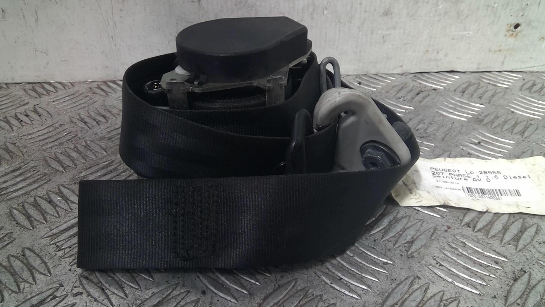 Cintura di sicurezza anteriore destra PEUGEOT 207 PHASE 1 Diésel - 1