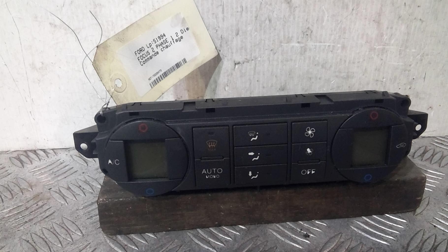 Commande chauffage FORD FOCUS 2 PHASE 1 Diesel - 1