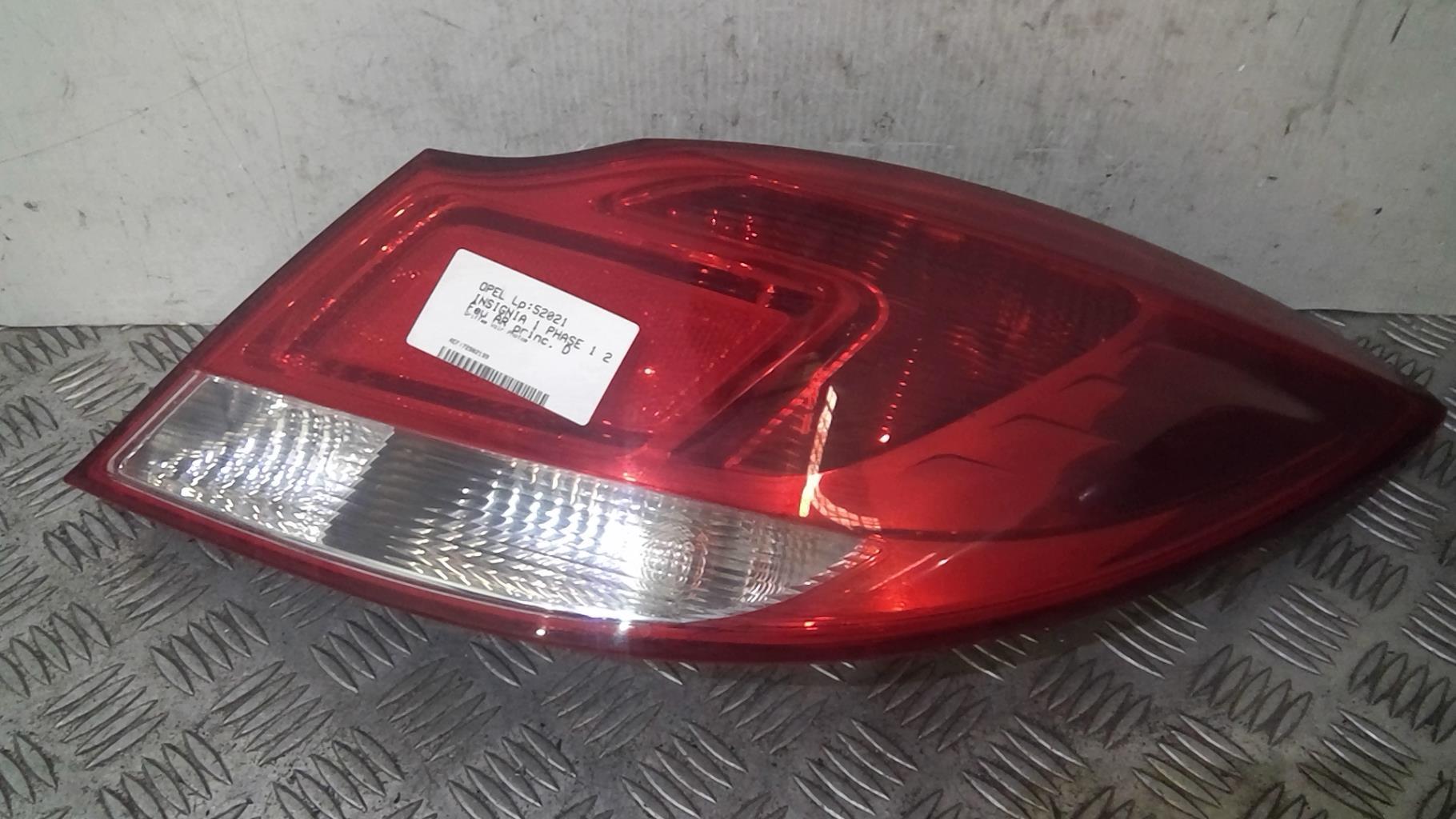 Fanale posteriore principale destro (luci) OPEL INSIGNIA 1 PHASE 1  - 1