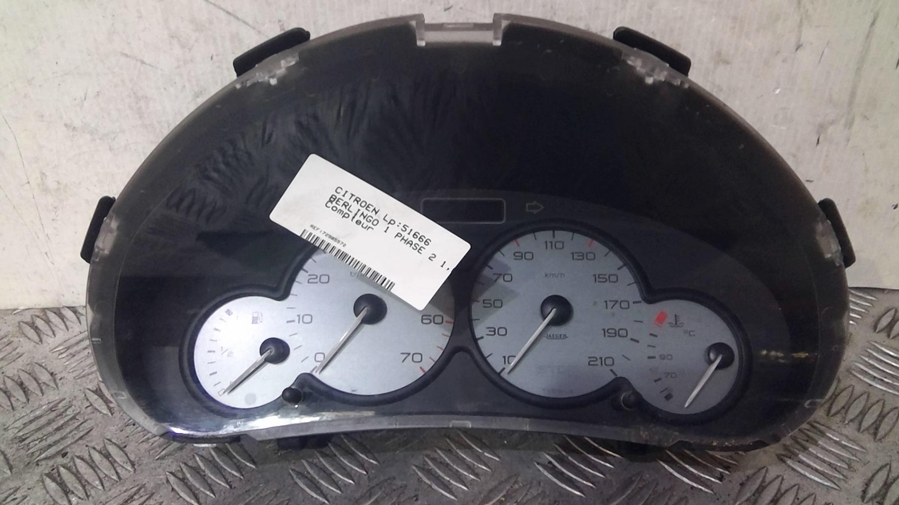 Compteur CITROEN BERLINGO 1 PHASE 2 Diesel - 1