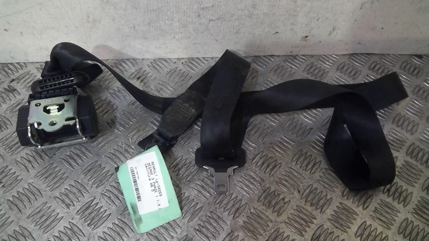 Cintura di sicurezza posteriore destra RENAULT MEGANE 3 PHASE 1 Diésel - 1