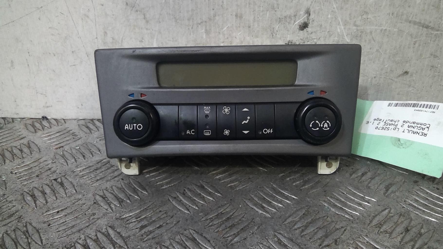 Commande chauffage RENAULT LAGUNA 2 PHASE 2 Essence - 1
