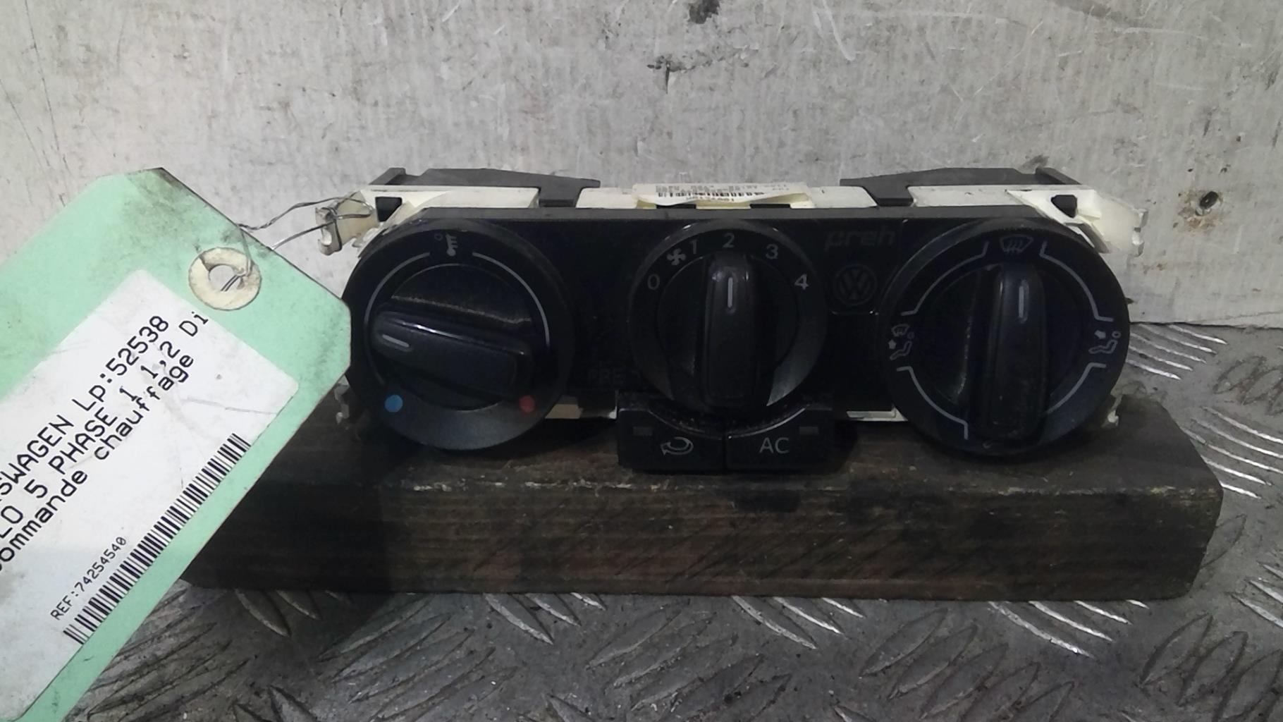 Commande chauffage VOLKSWAGEN POLO 5 PHASE 1 Diesel - 1