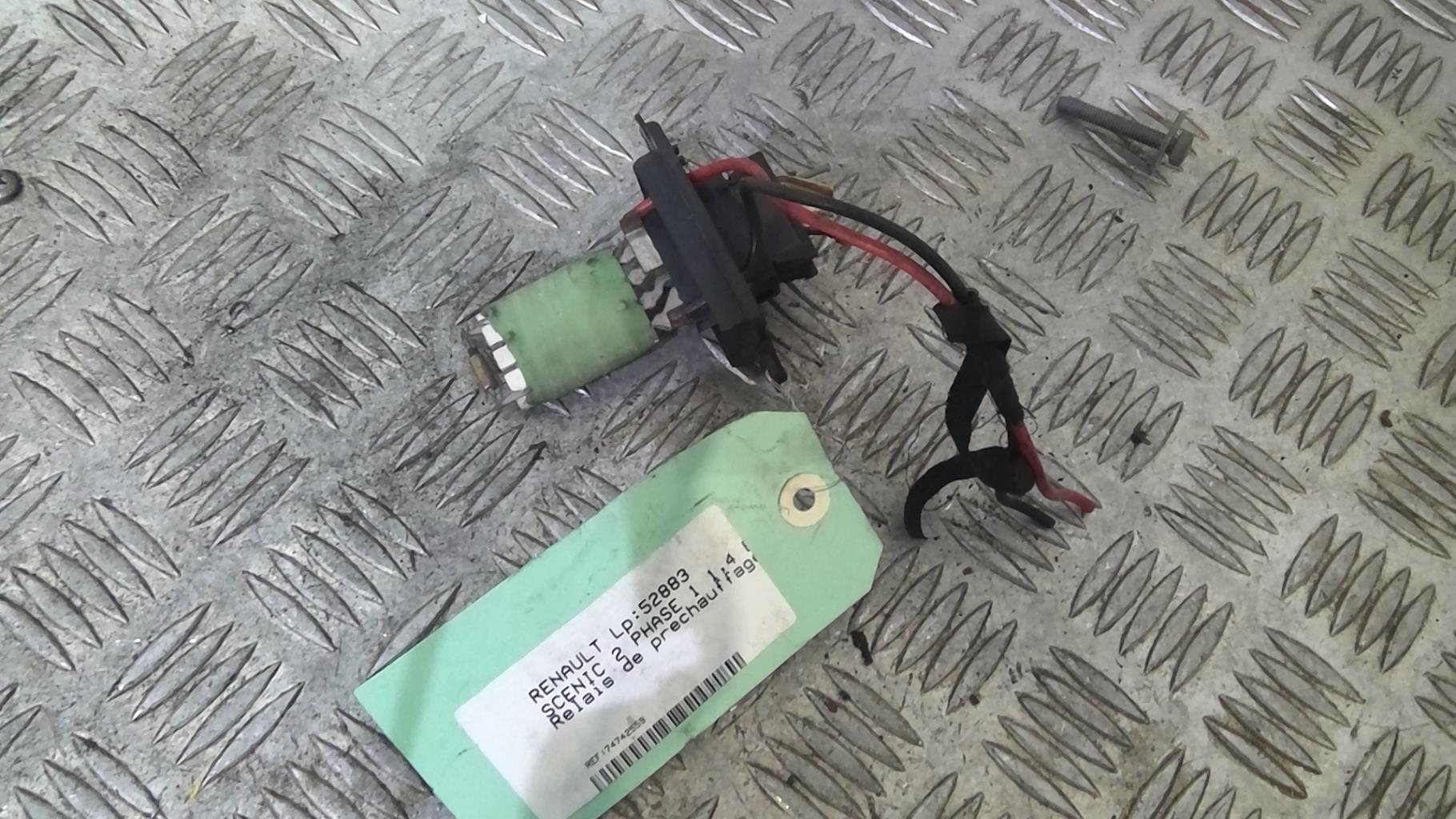 Relais de prechauffage RENAULT SCENIC 2 PHASE 1 Essence - 1