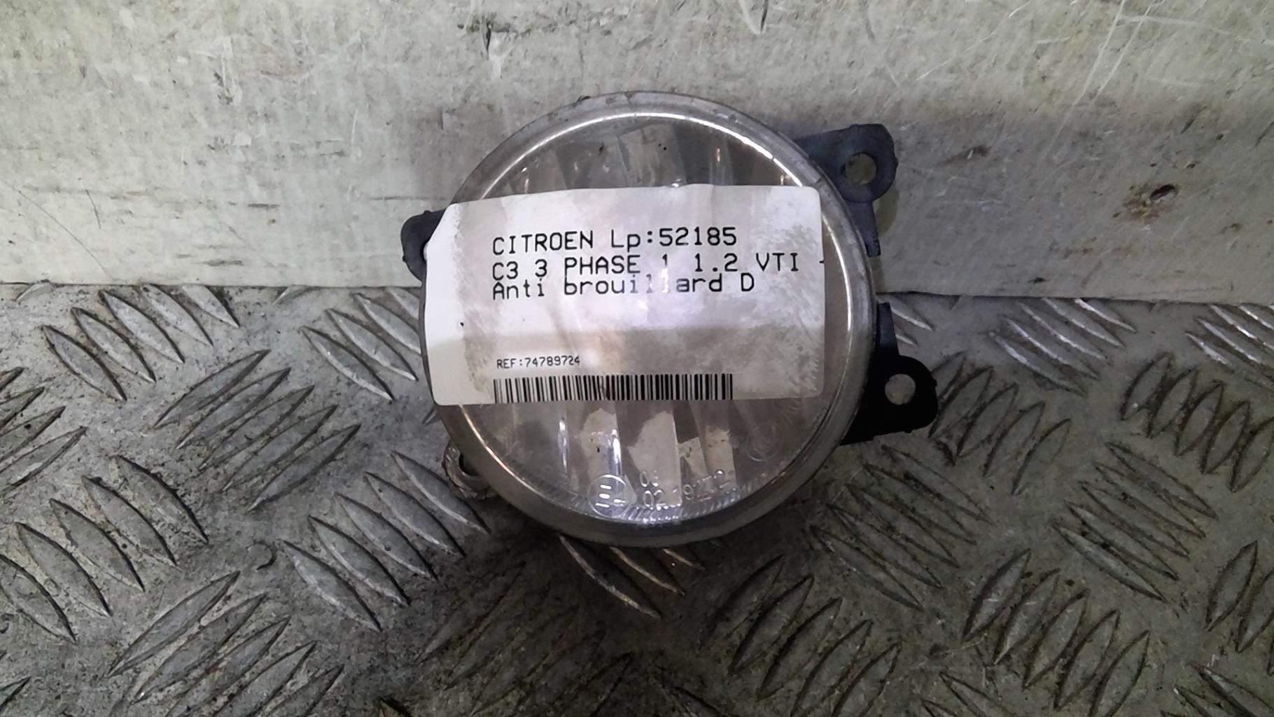 Fendinebbia destro (luci) CITROEN C3 3 PHASE 1 Gasolina - 1