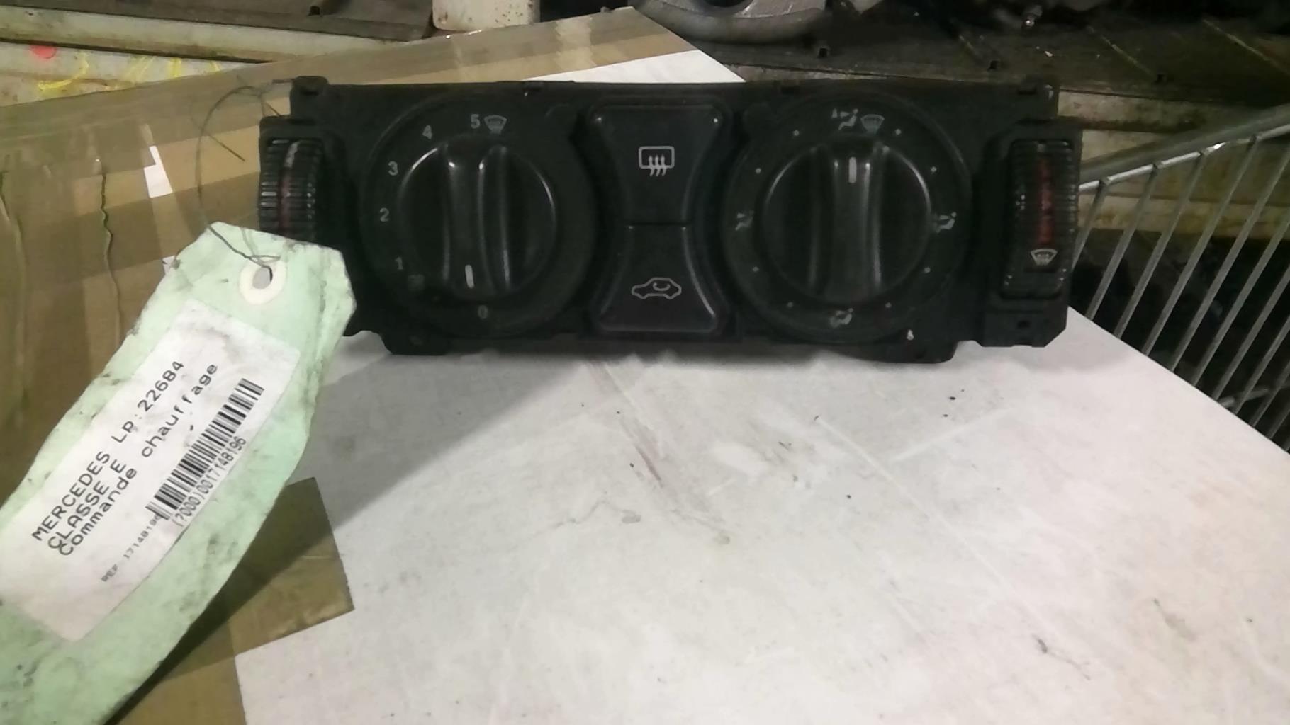 Commande chauffage MERCEDES CLASSE E 211 PHASE 1 Diesel - 1