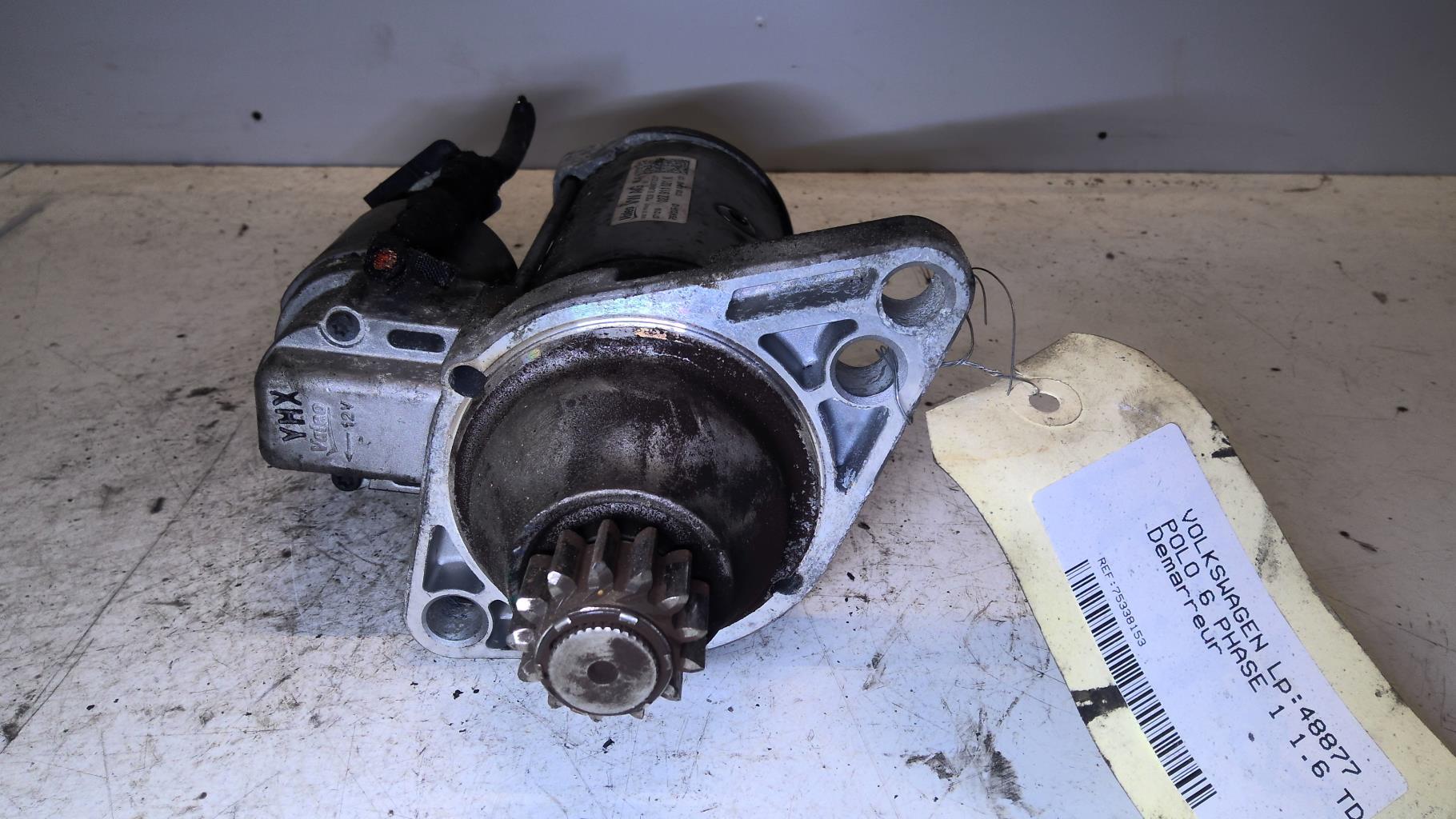 Motorino avviamento VOLKSWAGEN POLO 6 PHASE 1 Diésel - 1