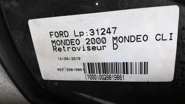 Specchietto retrovisore destro FORD MONDEO 2 Diésel - 1