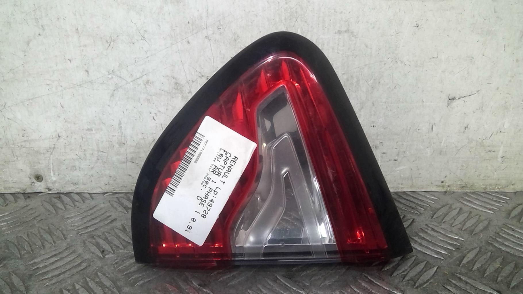 Feu arriere secondaire droit (feux) RENAULT CAPTUR 1 PHASE 1 Essence - 1